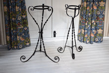 Load image into Gallery viewer, Antique Wrought Iron Conservatory Plant Stands