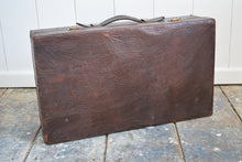 Load image into Gallery viewer, Antique Leather Suitcase 