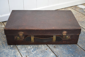Antique Leather Suitcase 