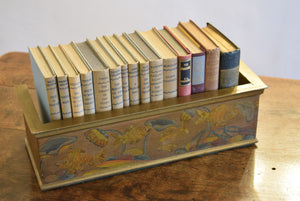 book trough painted with fish