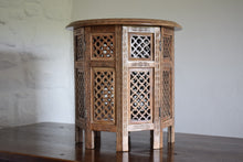 Load image into Gallery viewer, Carved Indian Side Table