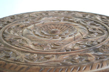 Load image into Gallery viewer, Carved Indian Side Table