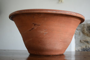 large antique mixing bowl