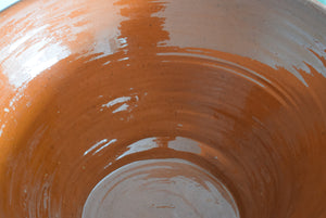large antique mixing bowl