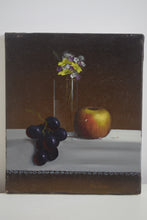Load image into Gallery viewer, Oil On Canvas Apple Flowers &amp; Grapes 