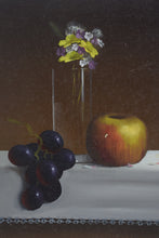 Load image into Gallery viewer, Oil On Canvas Apple Flowers &amp; Grapes 