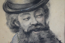 Load image into Gallery viewer, drawing of a bearded man