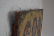 Load image into Gallery viewer,  Oil on Panel Byzantine Style Russian Orthodox Deesis