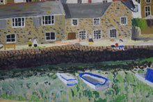 Load image into Gallery viewer, Mousehole Harbour Oil Painting