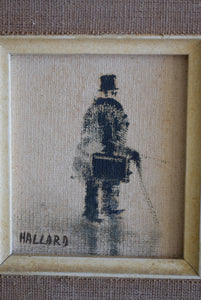 Nigel Hallard Set of Four Original Thumbprint Paintings