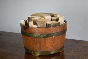 wooden log storage