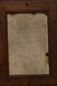 Sherwin & Cotton Tile of William Gladstone by George Cartlidge