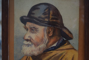 Portrait Painting of a Fisherman 