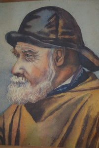 Portrait Painting of a Fisherman 