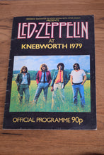 Load image into Gallery viewer, Original Led Zeppelin at Knebworth Programme 