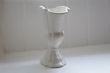 Load image into Gallery viewer, White Earthenware Vase
