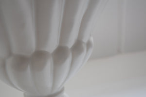 White Earthenware Vase
