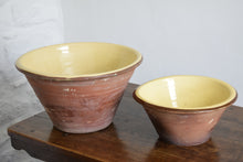 Load image into Gallery viewer, Set of 2 Large Earthenware Dairy Bowls from Smallbrook Potteries