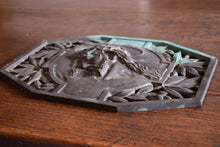 Load image into Gallery viewer, Bronze Plaque Sculpture of Christ Signed A.Dubois 