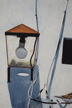 Load image into Gallery viewer, painting of a sparrow on a wall