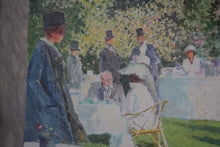 Load image into Gallery viewer, Oil On Board Summer Garden Party
