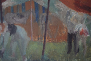 Oil Painting Circus Scene