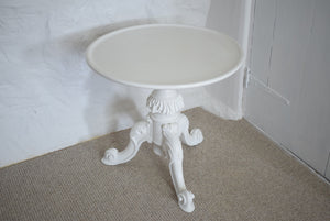 White Painted Low Side Table