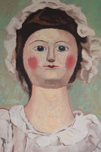 Load image into Gallery viewer, Oil on Board Doll Painting  