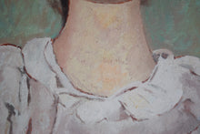 Load image into Gallery viewer, Oil on Board Doll Painting  