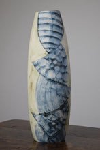 Load image into Gallery viewer, Ovoid Blue Pottery Vase