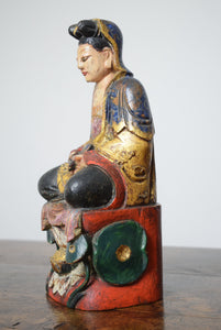 Chinese Goddess Carving