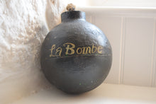 Load image into Gallery viewer, Antique Cast Iron Cannonball Bomb Doorstop 