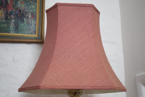 Cream Coloured Painted Wooden Lamps 