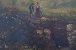 painting of a baptistry 