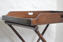 Load image into Gallery viewer,  Mahogany Butlers Tray on Stand
