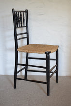 Load image into Gallery viewer, 19th Century Ebonised Antique Sussex Chair