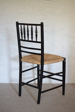 Load image into Gallery viewer, 19th Century Ebonised Antique Sussex Chair