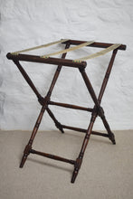 Load image into Gallery viewer,  Mahogany Butlers Tray on Stand