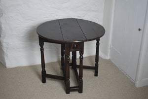 Antique Oak Gate Leg Table Small
