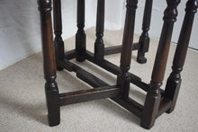 Load image into Gallery viewer, Antique Oak Gate Leg Table Small