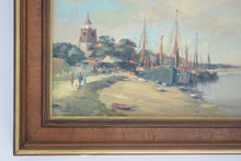 Load image into Gallery viewer, Phyllis Morgans Nautical Scene Oil on Panel