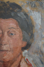 Load image into Gallery viewer, Mid Century British School Oil Portrait Painting Charming Lady
