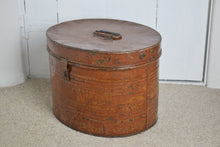 Load image into Gallery viewer, Vintage Tin Hatbox