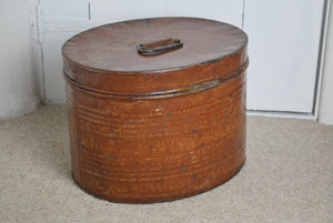 Vintage Tin Hatbox