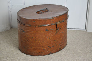 Vintage Tin Hatbox