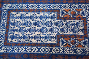  Northeast Persian Baluch Prayer Rug
