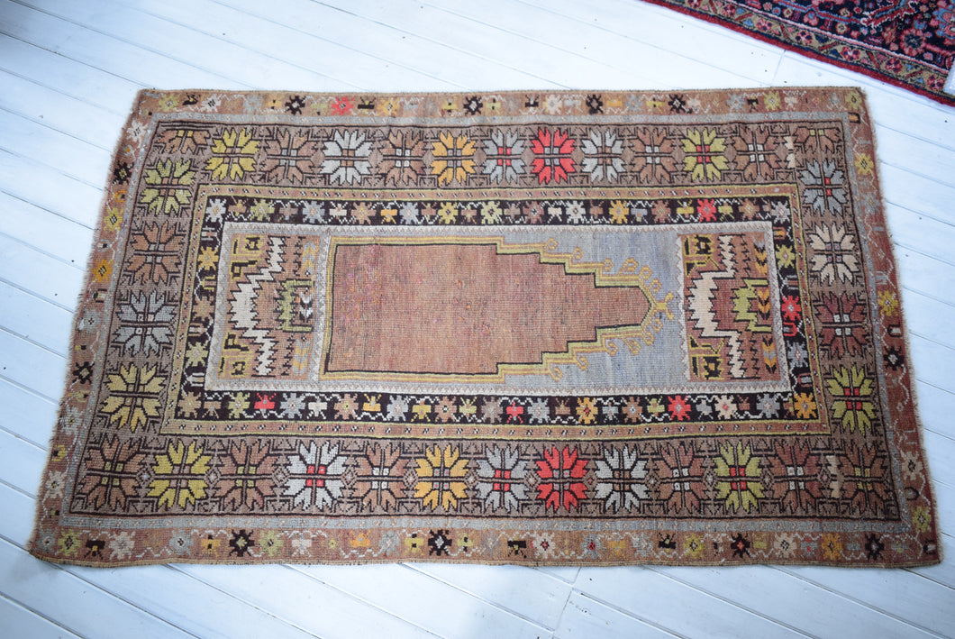 Antique Turkish Melas Prayer Rug