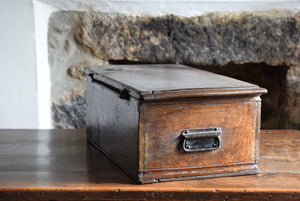 17th Century Oak Bible Box 