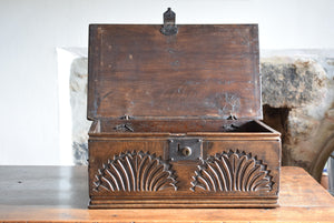 17th Century Oak Bible Box 