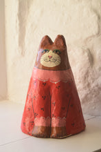 Load image into Gallery viewer, Painted Paper Mache Cat